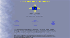 Desktop Screenshot of concordinstitute.org