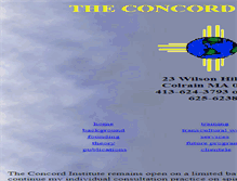 Tablet Screenshot of concordinstitute.org